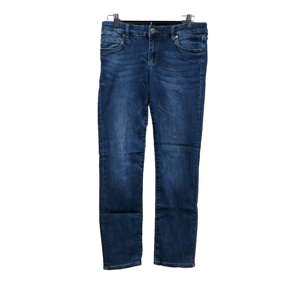Kut from the Kloth Boyfriend Jeans Size 6 Blue Midrise Dark Wash Casual Fit